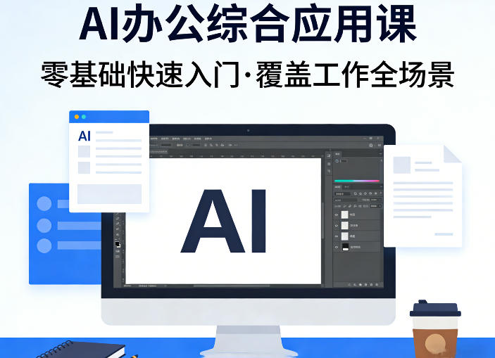 AI办公综合应用课，零基础快速入门，覆盖了工作中各种应用场景-卿云社