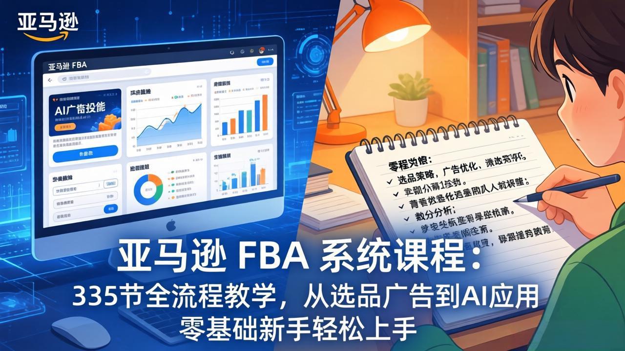 亚马逊 FBA 系统课程(更新26年3月-卿云社