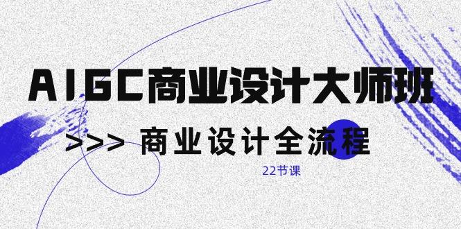 AIGC-商业设计大师班，商业设计全流程(22节课-卿云社