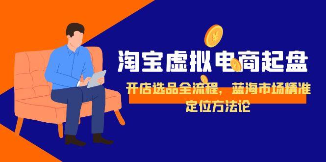淘宝虚拟电商起盘，开店选品全流程，蓝海市场精准定位方法论-卿云社