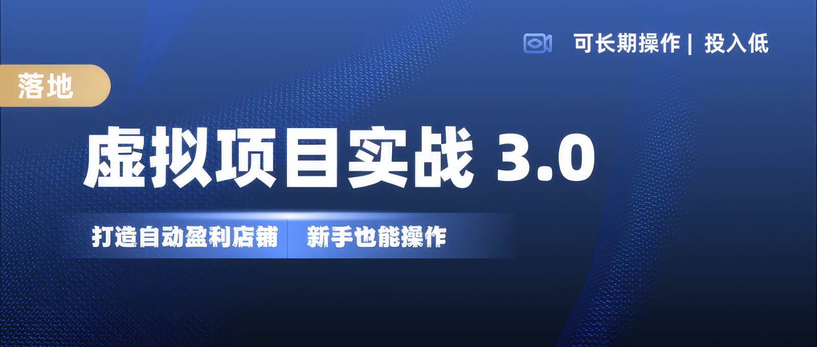 虚拟项目实操落地 3.0,新手轻松上手，单品月入1W+-卿云社