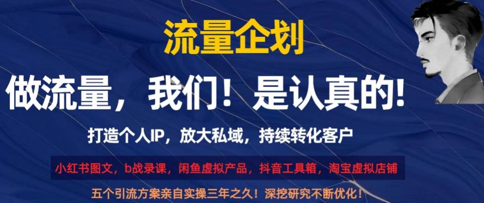 流量企划，打造个人IP，放大私域，持续转化客户【揭秘】-卿云社