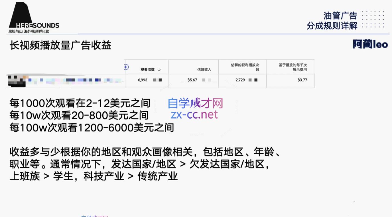 阿蔺Leo·跨境油管视频YouTube实训营(更新2025)-卿云社