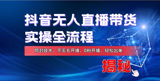 在线赚钱新途径：如何用抖音无人直播实现财务自由，全套实操流程，含…-卿云社