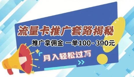 2025年外面卖1500的流量卡项目最新玩法，绿色无门槛对新手非常友好，日入3张+-卿云社