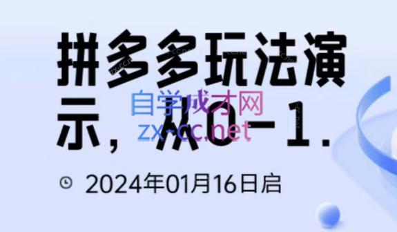 吴老师·拼多多从选品到截流到付费的玩法技巧-卿云社