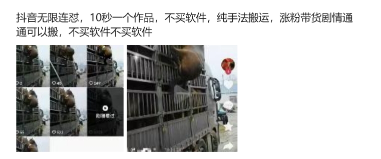 抖音无限连怼，10秒一个作品不买软件，纯手法搬运，涨粉带货剧情通通可以搬-卿云社