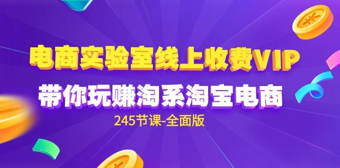 (9859期)电商-实验室 线上收费VIP，带你玩赚淘系淘宝电商(245节课-全面版)-卿云社
