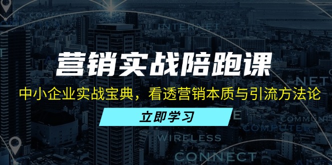 营销实战陪跑课：中小企业实战宝典，看透营销本质与引流方法论-卿云社