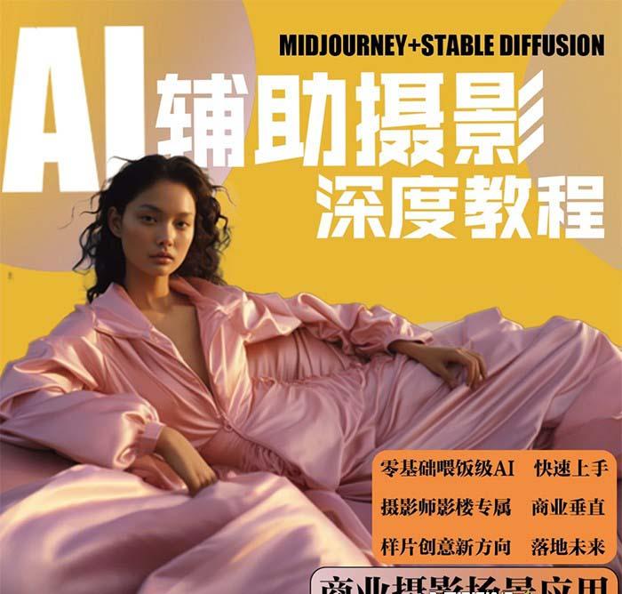 (8727期)2024年AI辅助摄影人工智能商业应用摄影课程(37节课)-卿云社