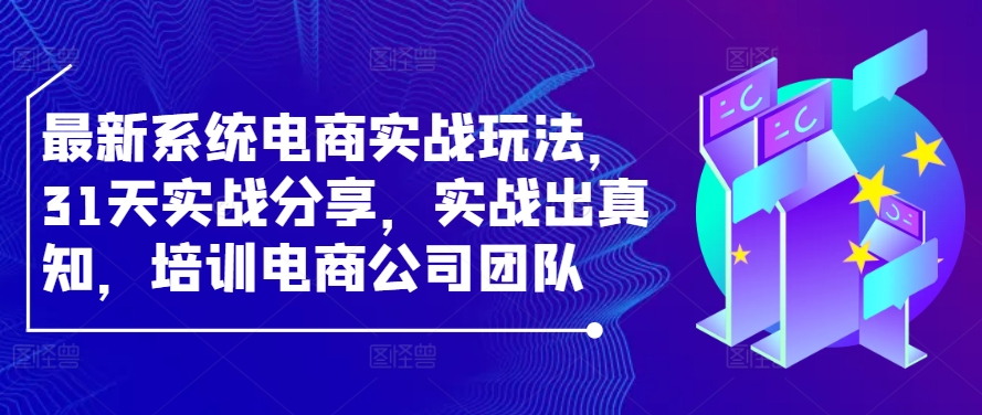最新系统电商实战玩法，31天实战分享，实战出真知，培训电商公司团队-卿云社
