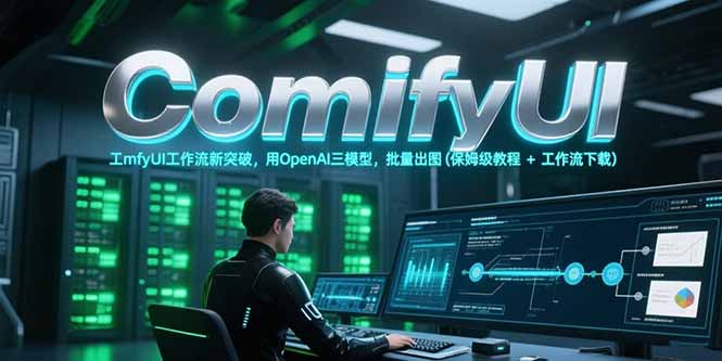 ComfyUI工作流新突破，用OpenAI三模型，批量出图(保姆级教程+工作流下载-卿云社