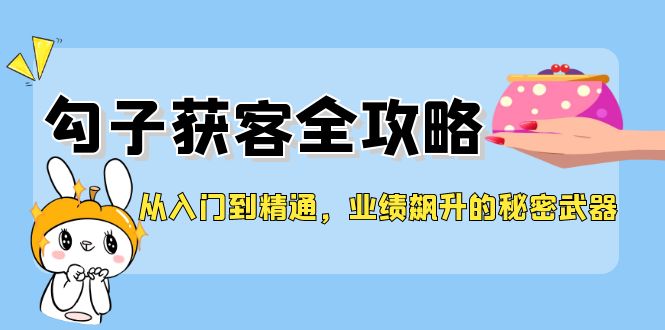 从入门到精通，勾子获客全攻略，业绩飙升的秘密武器-卿云社