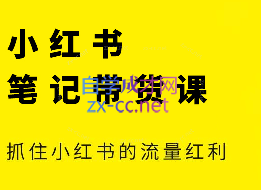 张宾·小红书笔记带货课(更新24年7月)-卿云社