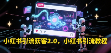 小红书引流获客2.0，小红书引流教程-卿云社