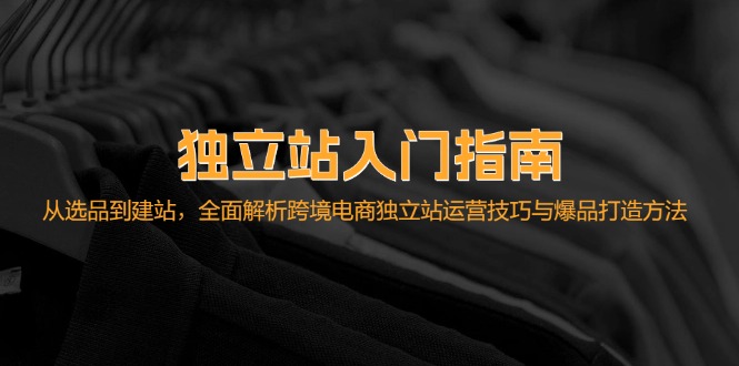 独立站入门指南：从选品到建站，全面解析跨境电商独立站运营技巧与爆品…-卿云社
