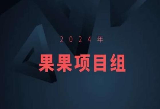 2024年果果项目组项目合集-果果最新项目-卿云社