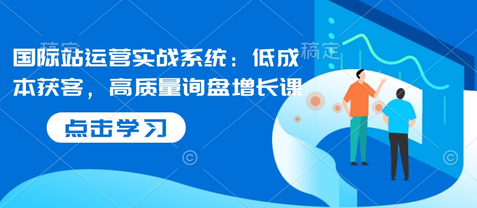 国际站运营实战系统：低成本获客，高质量询盘增长课-卿云社