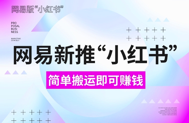 网易官方新推“小红书”，搬运即有收益，新手小白千万别错过(附详细教程)【揭秘】-卿云社