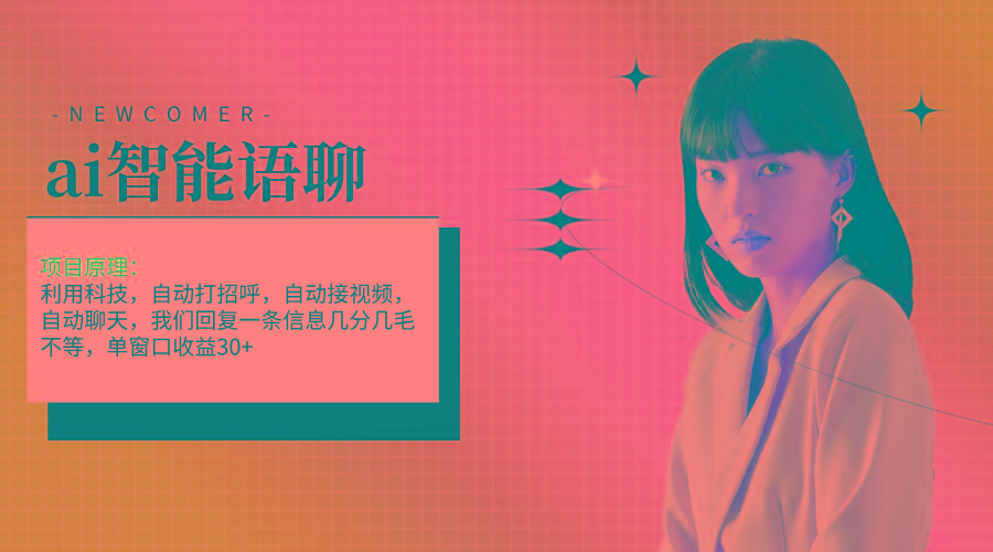 ai智能语聊，单窗口30+单机500+，无脑干！！！-卿云社