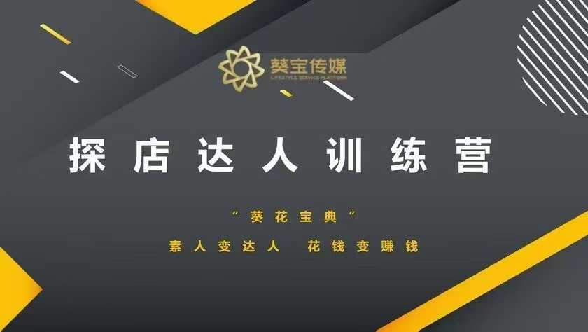 探店达人训练营，素人变达人，花钱变赚钱-卿云社