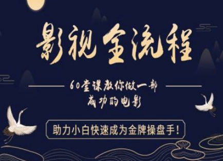 【影视全流程】教你做一部成功的电影，助力小白快速成为金牌操盘手-卿云社