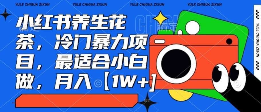 小红书养生花茶，冷门暴力项目，最适合小白做，月入【1W+】-卿云社
