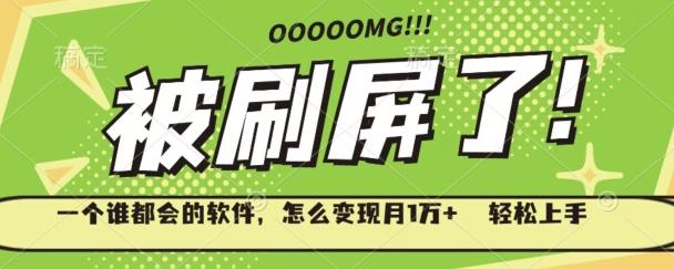 一个谁都会的软件，怎么变现月1万+轻松上手-卿云社