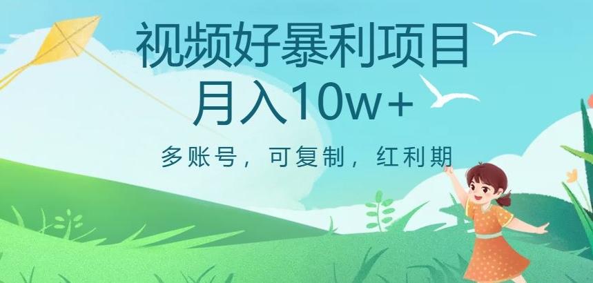视频号暴利项目，多账号，可复制，红利期，月入10w+【揭秘】-卿云社