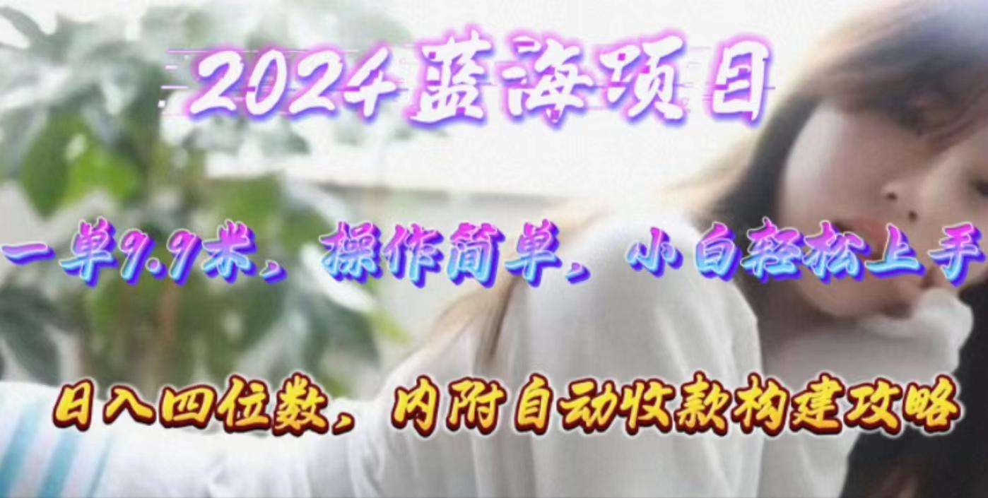 年轻群体的蓝海市场，1单9.9元，操作简单，小白轻松上手，日入四位数-卿云社