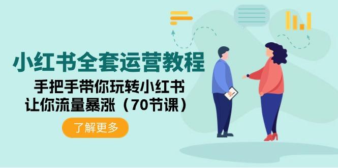 (9624期)小红书全套运营教程：手把手带你玩转小红书，让你流量暴涨(70节课)-卿云社