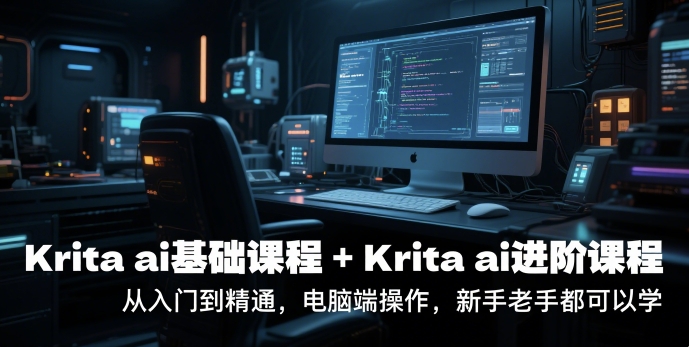 krita ai基础课程+Krita ai进阶课程，从入门到精通，电脑端操作，新手老手都可以学-卿云社