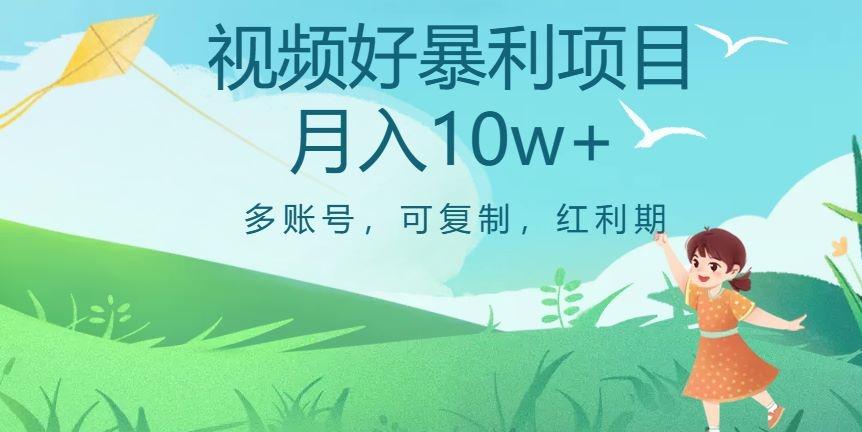 外边收费699项目，视频号暴利项目，多账号可复制，红利期-卿云社