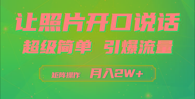 (9553期)利用AI工具制作小和尚照片说话视频，引爆流量，矩阵操作月入2W+-卿云社