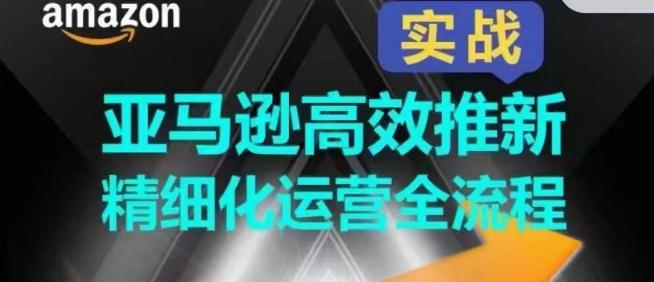 亚马逊高效推新精细化运营全流程，全方位、快速拉升产品排名和销量!-卿云社