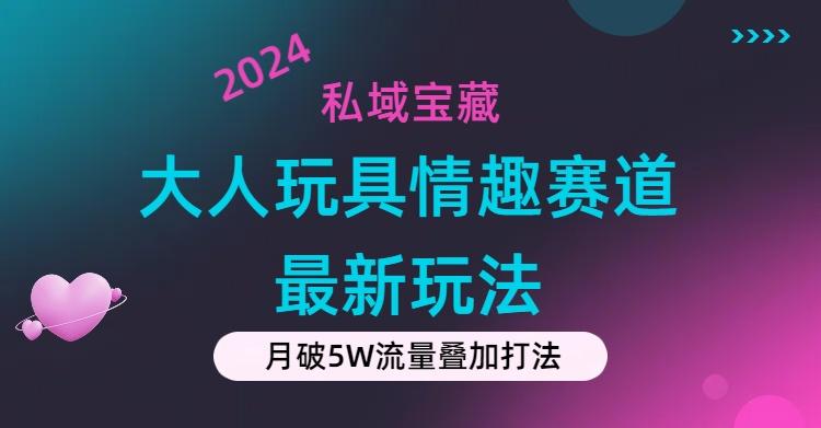 私域宝藏：大人玩具情趣赛道合规新玩法，零投入，私域超高流量成单率高-卿云社
