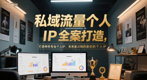 私域流量个人IP全案打造，打造特色专业个人IP，未来最值钱的是你的个人IP-卿云社