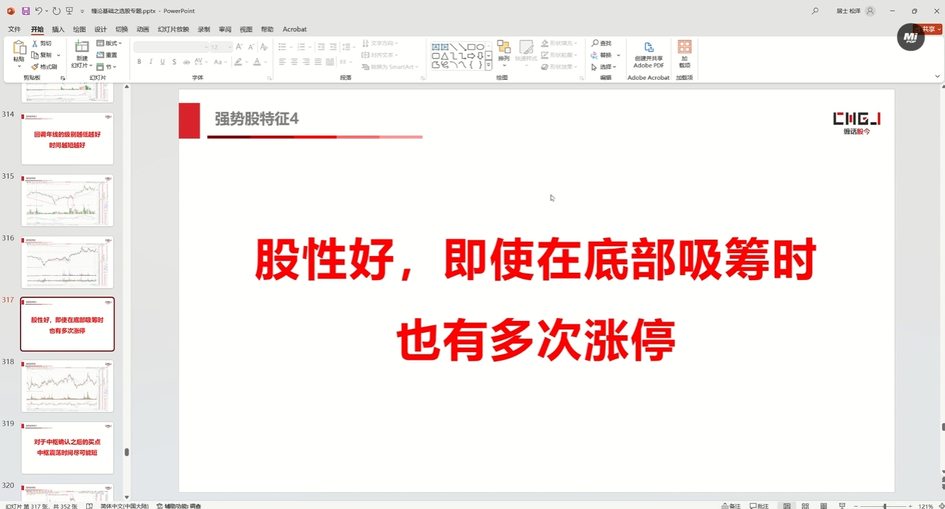 缠话股今·缠论基础之选股专题-卿云社