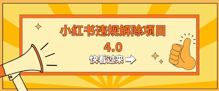 小红书违规掘金蓝海项目，日入800+（附带引流办法及解除办法）-卿云社