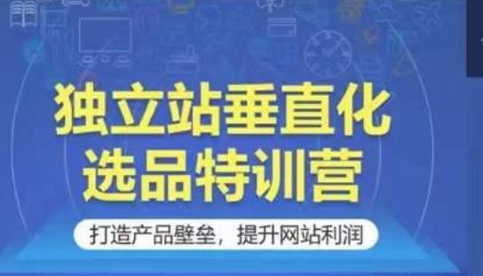 独立站垂直化选品特训营，打造产品壁垒，提升网站利润-卿云社