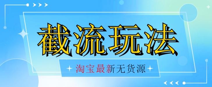 首发价值2980最新淘宝无货源不开车自然流超低成本截流玩法日入300+【揭秘】【1016更新】-卿云社