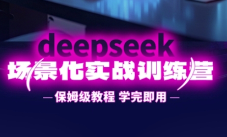 DeepSeek场景化实战训练营，保姆级教程，学完即用，手把手教你用DeepSeek提升效率-卿云社