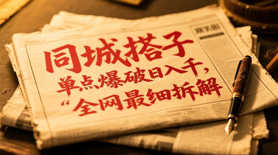同城搭子群19.9单点爆破日入千，搭子组局月入万，全网最细拆解-卿云社