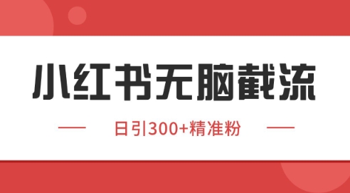 小红书截流同行客源，独家野路子获客玩法 日引200+暴力获客【揭秘】-卿云社