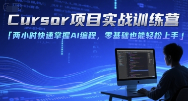 Cursor项目实战训练营，两小时快速掌握AI编程，零基础也能轻松上手-卿云社