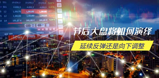 节后大盘将如何演绎，延续反弹还是向下调整，关键时间点和空间位待解-卿云社