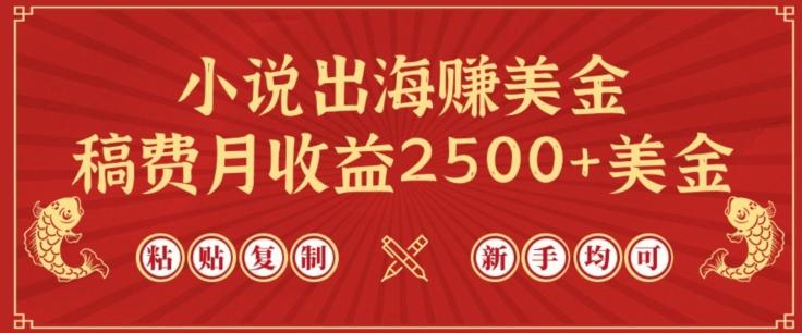 小说出海赚美金，稿费月收益2500+美金，仅需chatgpt粘贴复制，新手也能玩转【揭秘】-卿云社