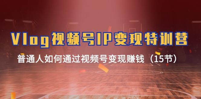 Vlog 视频号IP变现特训营，普通人如何通过视频号变现赚钱(15节-卿云社