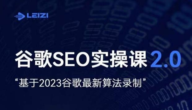 雷子·谷歌SEO 2.0实战课，独立站询盘自由必备，基于2023谷歌最新算法录制-卿云社
