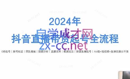 六六老师·2024年抖音直播带货起号全攻略-卿云社